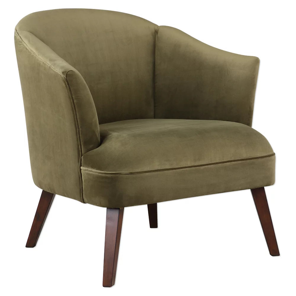 Modern Olive Green Lounge Chair for Living Room